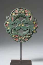 Terret avec incrustations d